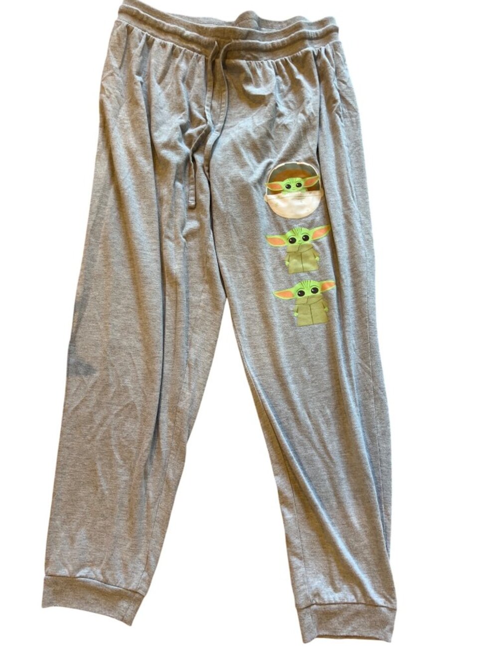Star Wars gray lounge sweat pants Yoda Women XL